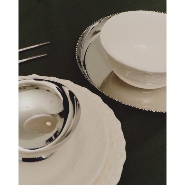 Rozsdamentes acél szervírozó tálca ø 35,5 cm Nirela – Kave Home-image-4