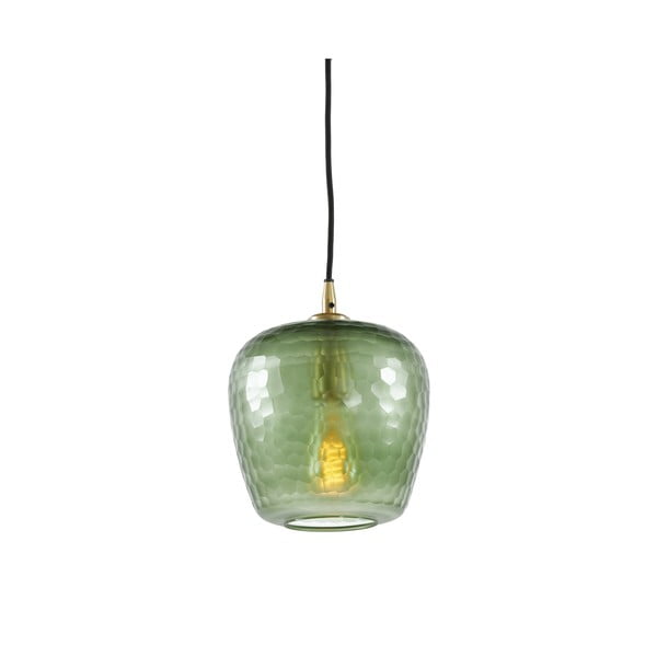 Zöld mennyezeti lámpa üveg búrával ø 17 cm Danita – Light & Living