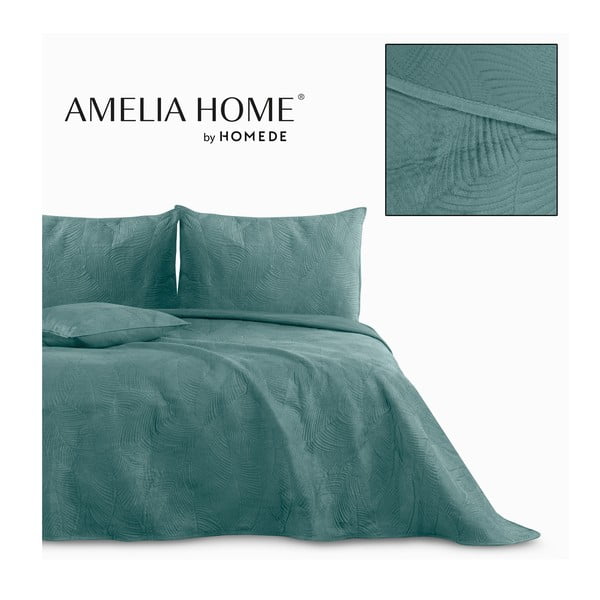 Petróleum színű ágytakaró 240x260 cm Palsha – Restilo-image-4