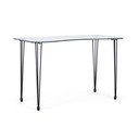 Íróasztal üveg asztallappal 60x120 cm Rondo – Bizzotto