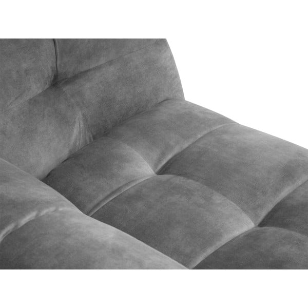 Vesta szürke bársony kanapé, 208 cm - Windsor & Co Sofas-image-1