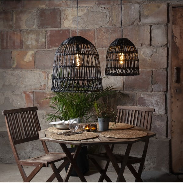 Fekete lámpabúra ø 30 cm Knute – Star Trading-image-1