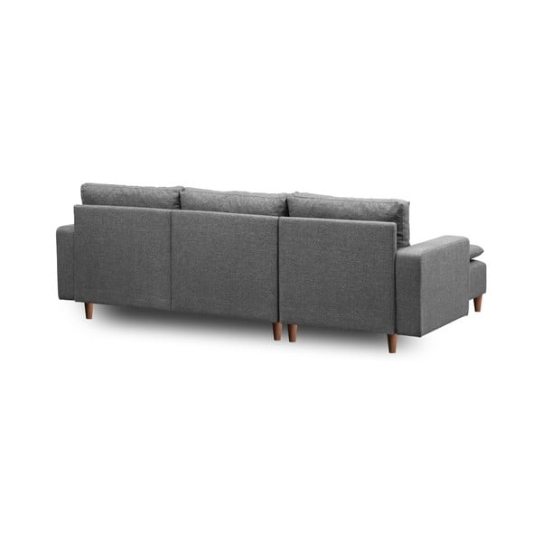 Szürke sarokkanapé (bal oldali) Lungo – Balcab Home-image-3