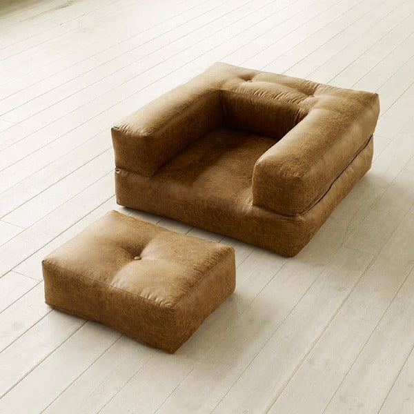 Cube Cognac állítható fotel - Karup