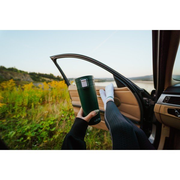 Fuori zöld thermo utazóbögre, 400 ml - Vialli Design-image-4