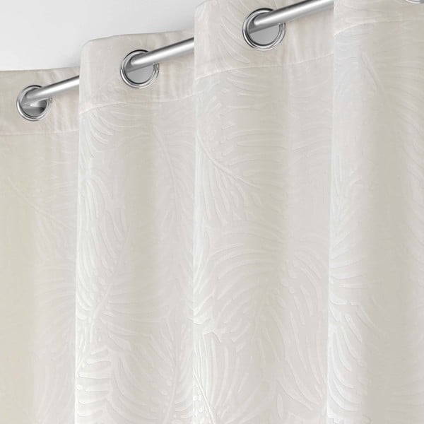 Krémszínű bársony függöny 140x240 cm Analia – douceur d'intérieur-image-1