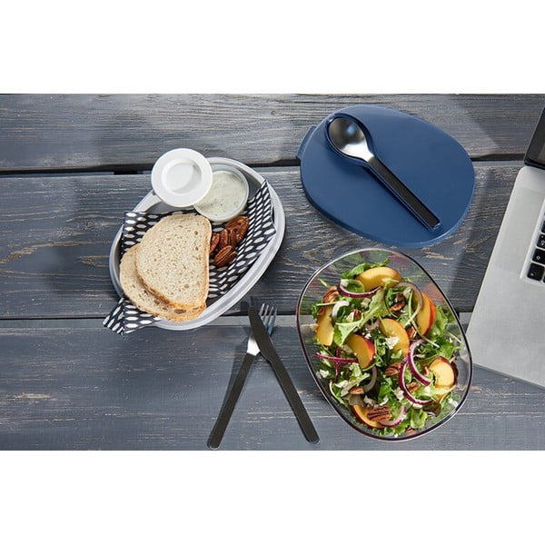 Ellipse 3 db-os utazó evőeszköz készlet kék tartóval - Mepal-image-1