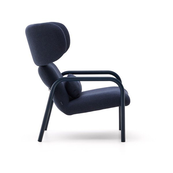 Sötétkék fotel Inari – Kave Home-image-3