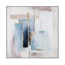 Kézzel festett keretezett-vászon kép 88x88 cm Crown – Bizzotto