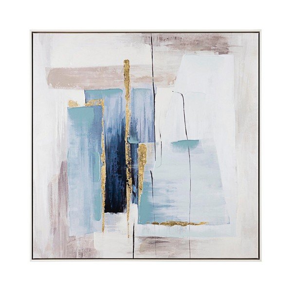 Kézzel festett keretezett-vászon kép 88x88 cm Crown – Bizzotto