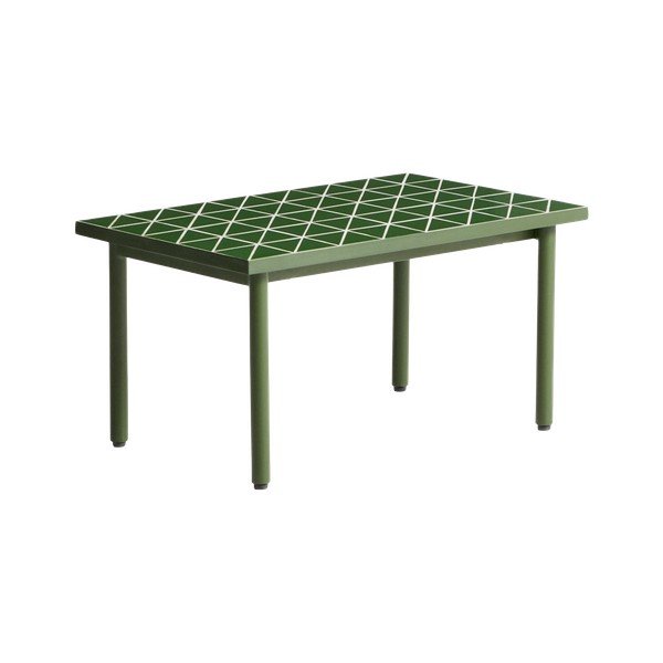 Kerti kisasztal kerámia asztallappal 51x81 cm Maurina – Kave Home