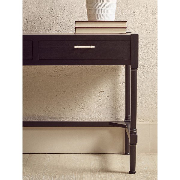 Borovi fenyő íróasztal 48x107 cm Heritage – Premier Housewares-image-2
