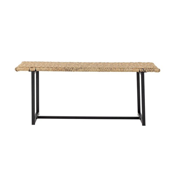 Natúr színű rattan kerti pad Adilly – Bloomingville