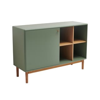 Zöld alacsony komód 118x80 cm Color Living – Tom Tailor