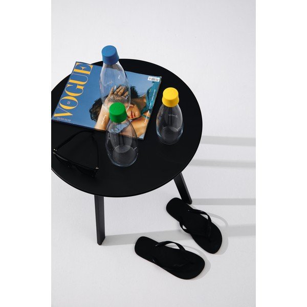 Full Steel fekete kerti asztal, ø 50 cm - Le Bonom-image-1