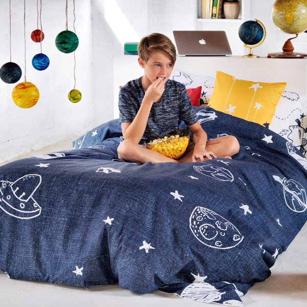 Egyszemélyes pamut gyerek ágyneműhuzat 140x200 cm Starspace – Mr. Fox-image-4