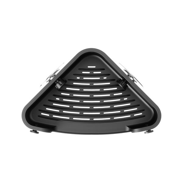 Fekete öntapadós műanyag fürdőszobai sarokpolc Flex Adhesive – Umbra-image-4