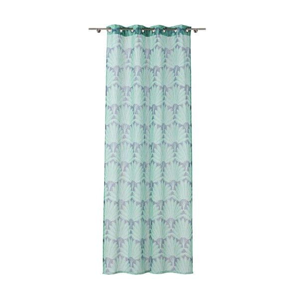 Zöld átlátszó függöny 140x260 cm Mauritius – Mendola Fabrics
