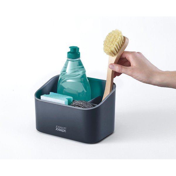 Sötétszürke műanyag mosogatóeszköz tartó SinkStore – Joseph Joseph-image-4