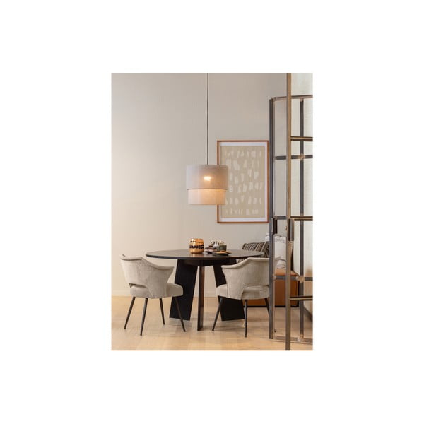 Bézs bársony étkezőszék szett 2 db-os Sits – Basiclabel -image-1