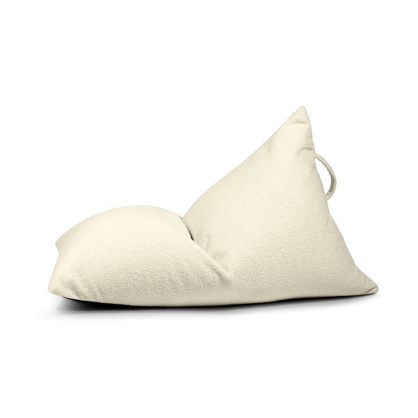 Krémszínű buklé gyerek babzsákfotel Razzy – SLOWDOWN