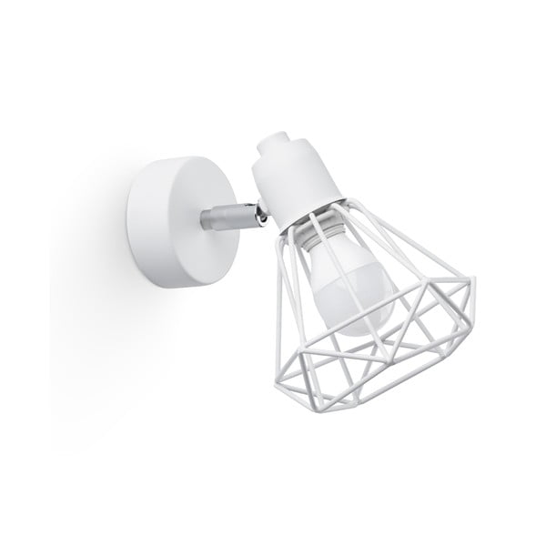Fehér fali lámpa ø 10 cm Varpu – Nice Lamps