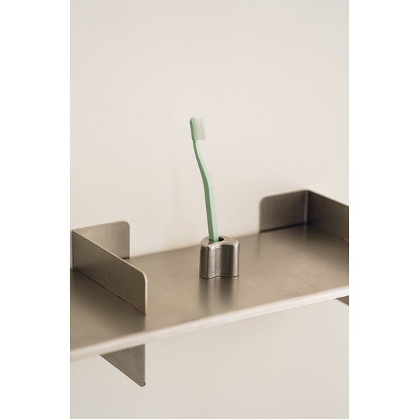 Ezüstszínű fém fogkefetartó Mis – noo.ma-image-1