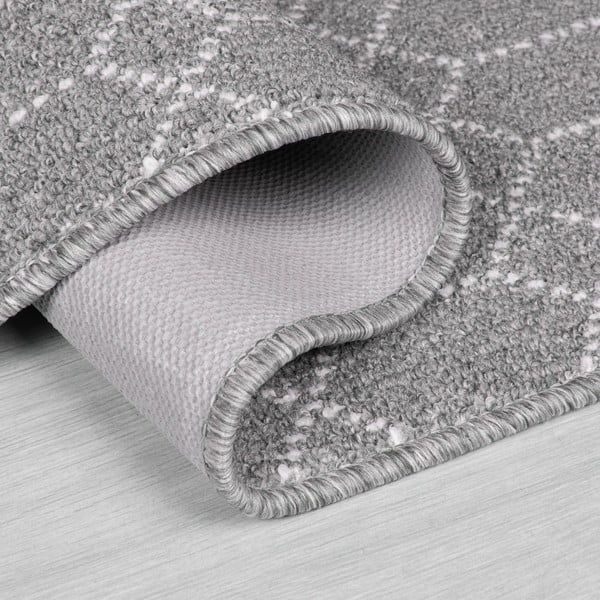 Világosszürke mosható futószőnyeg 57x230 cm Argyll – Flair Rugs-image-2