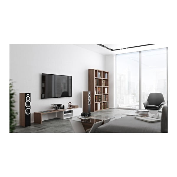 Move fehér TV-állvány, diófa dekor - TemaHome-image-3