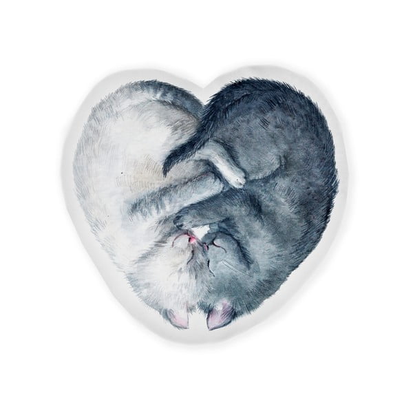 Gyerek párna Cat Heart – Folkifreckles