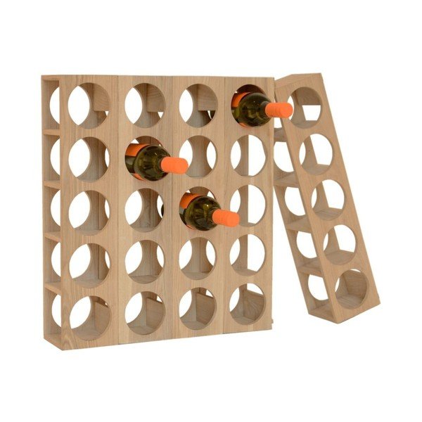 Wine tölgyfa bortartó 5 palackhoz - Wireworks-image-2