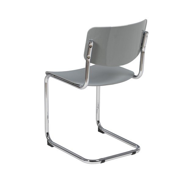 Szürke étkezőszék szett 4 db-os Chrome – Ixia-image-4