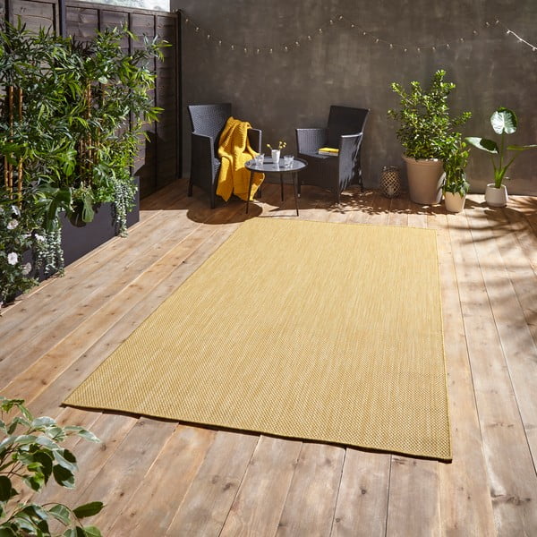 Sárga kültéri szőnyeg 200x290 cm POP! – Think Rugs-image-1