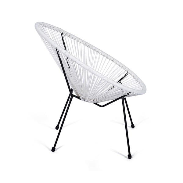 Fehér fém-műanyag kerti fotel Avocado Comfort – Bonami Selection-image-2