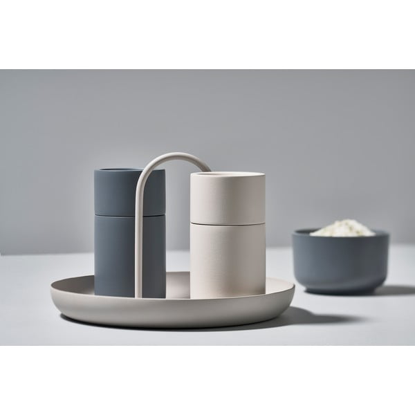 Singles világosszürke fémtálca, ø 20 cm - Zone-image-3