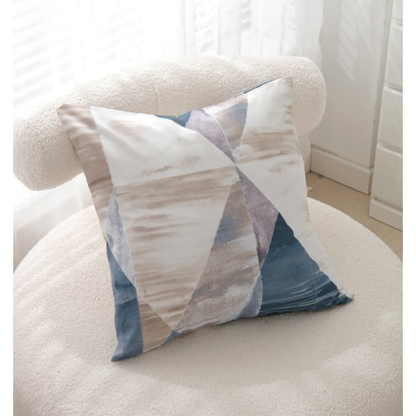 Kék-barna egyszemélyes háromrészes mikroszatén ágyneműhuzat 140x200 cm Eden – JAHU collections-image-3