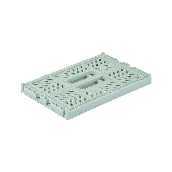 Mentazöld műanyag tárolódoboz 21x14.5x8 cm – Homéa-image-2