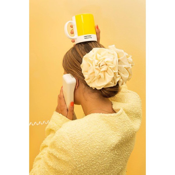 Sárga porcelán bögre 375 ml Yellow 012 – Pantone-image-1