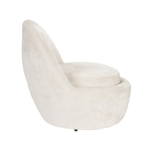 Krémszínű fotel Nash – White Label-image-3