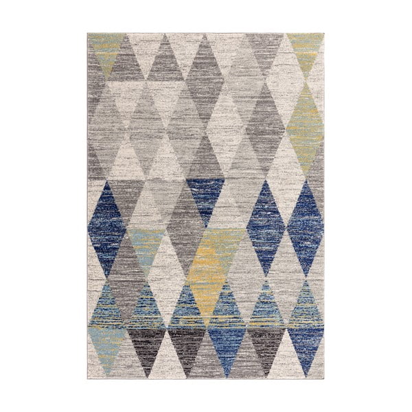 Kék szőnyeg 80x150 cm Muse Harlequin Blue – Asiatic Carpets