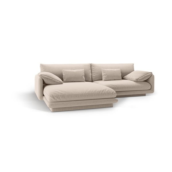Bézs sarokkanapé (bal oldali) Torino – Micadoni Home-image-2