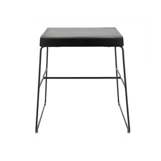 Fekete fém étkezőasztal 58x75 cm A-Café – Zone