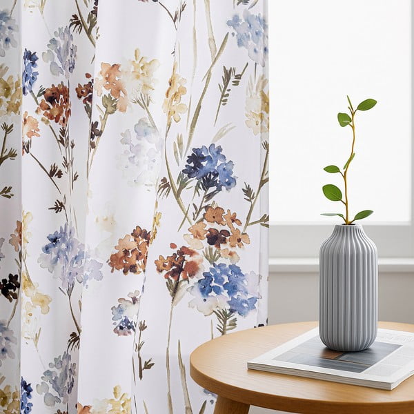 Fehér dimout (részleges sötétítő) függöny 135x250 cm Solkone – Restilo-image-1