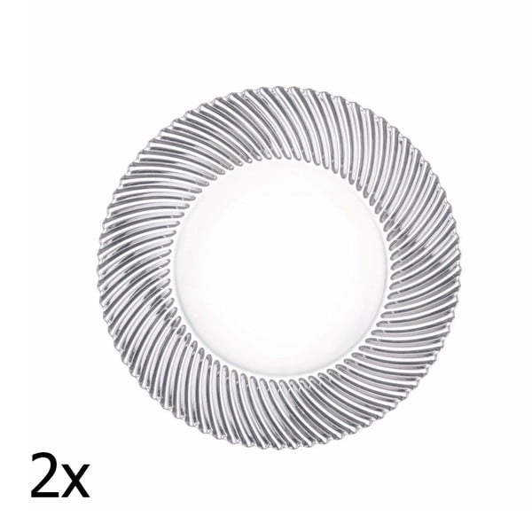 Fehér tányér készlet 2 db-os ø 27 cm Samba – Nachtmann
