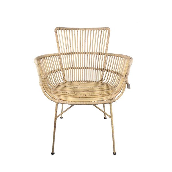 Natúr színű rattan kerti fotel – Ego Dekor-image-2