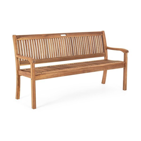 Natúr színű tömörfa kerti pad Noemi – Bizzotto-image-2