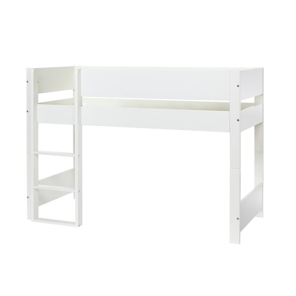 Argos fehér galériás gyerekágy biztonsági oldalfallal, 90 x 200 cm - Manis-h-image-2