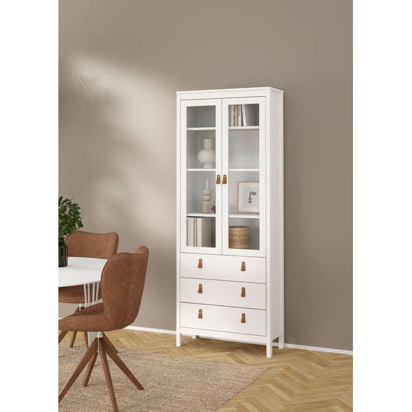 Fehér tálalószekrény 78x199 cm Madrid – Tvilum-image-1