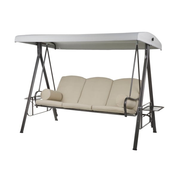 Bézs fém kerti hintaágy Salerno - Dajar-image-1