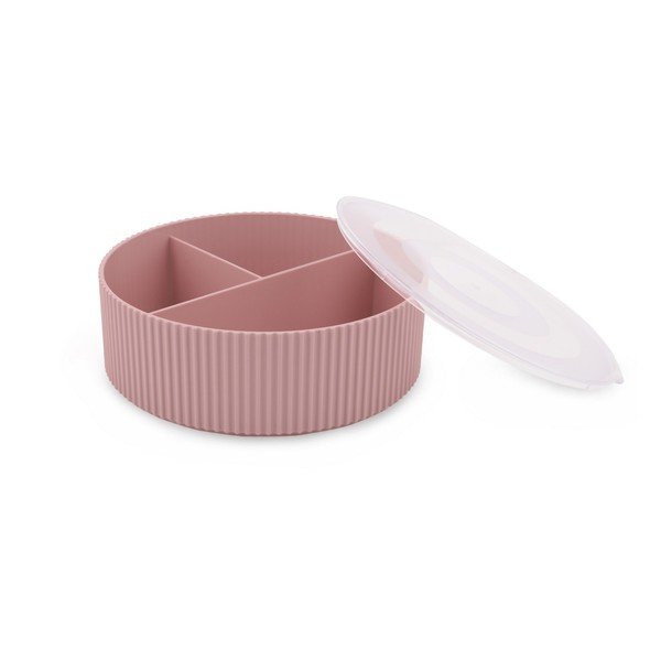Rózsaszín műanyag fürdőszobai rendszerező kozmetikumokhoz – Mioli Decor-image-2